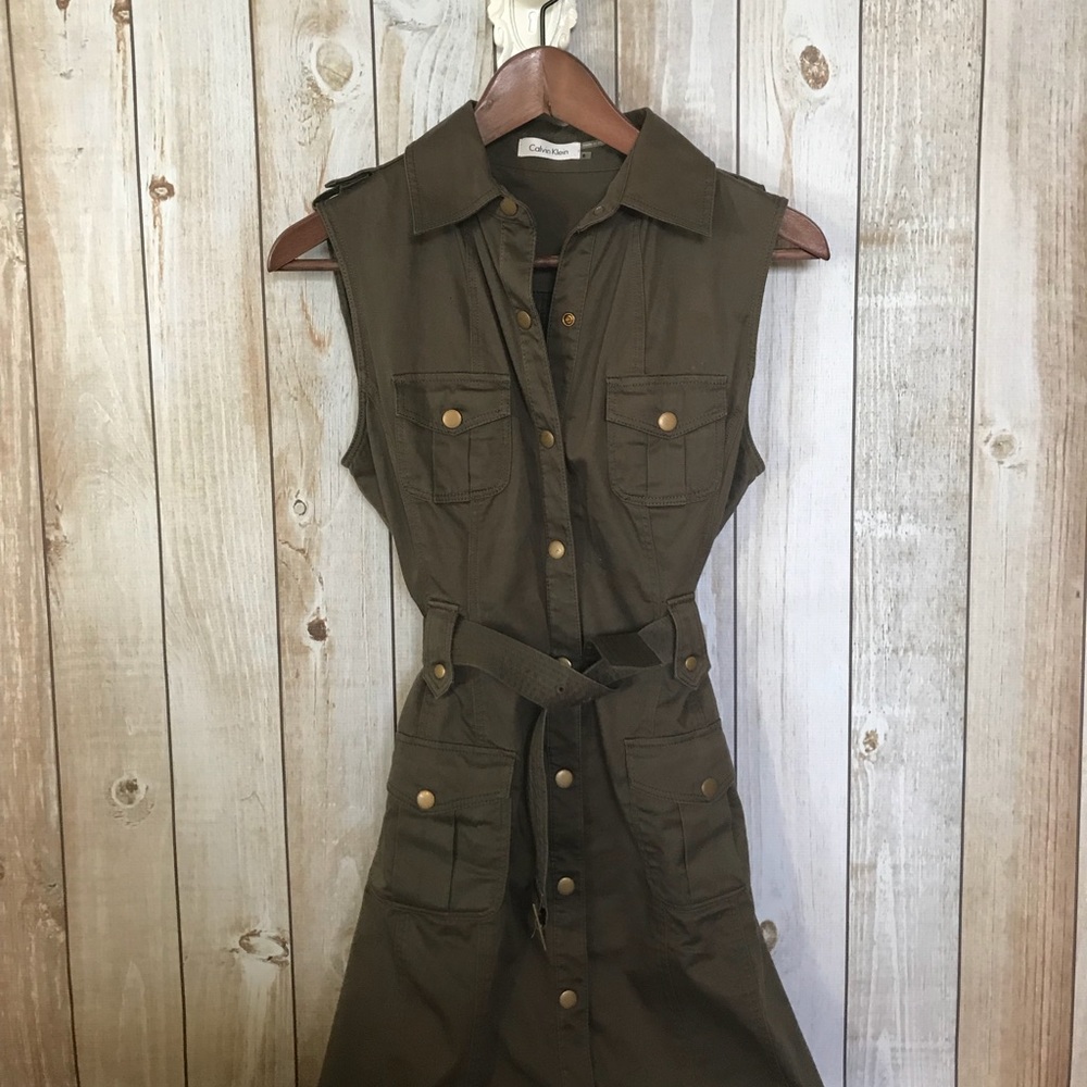 Calvin Klein Button Down Dress size 6